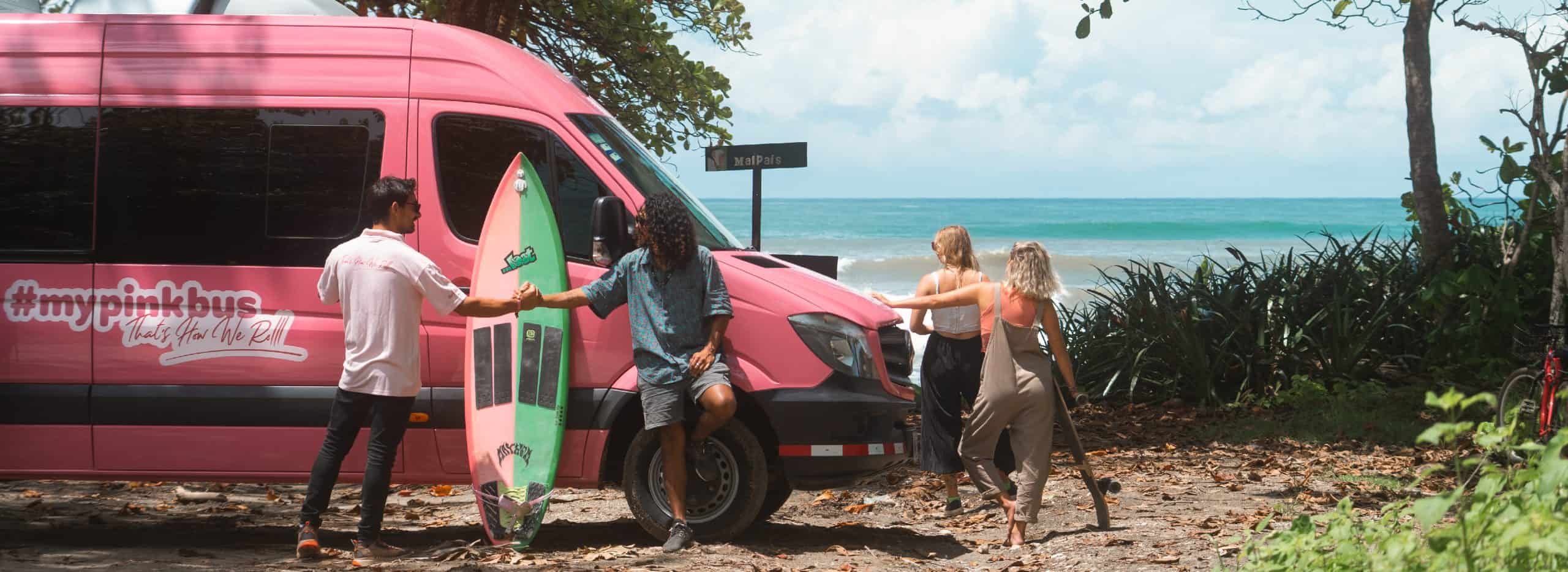 MYPINKBUS SHUTTLE FROM SAN JOSE TO PUERTO VIEJO DE TALAMANCA