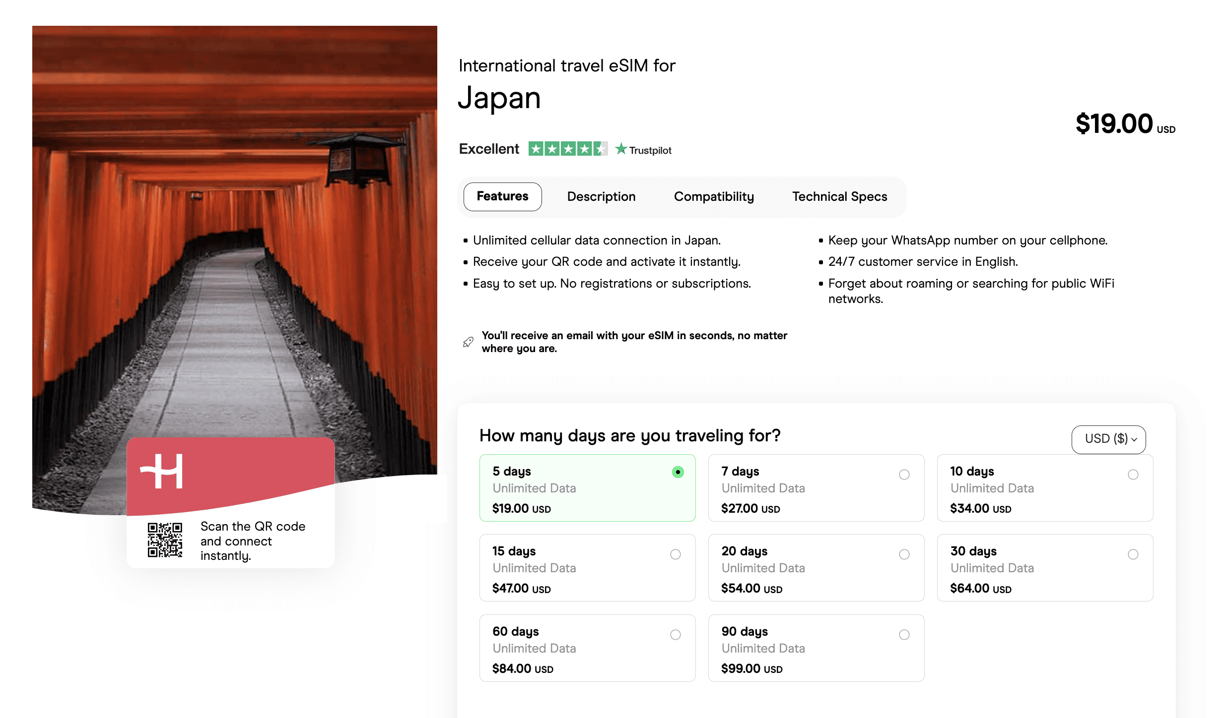 Getting an Osaka Airport SIM Card: SIM Card Osaka Airport 2 Holafly eSIM, Osaka airport SIM Card, SIM Card Osaka Airport