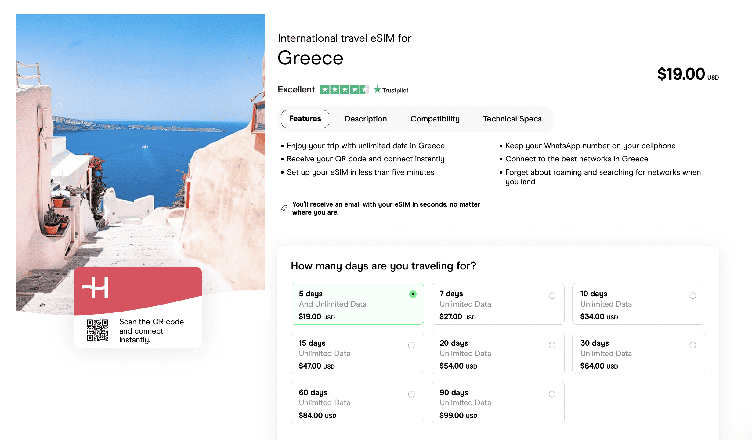 Holafly eSIM Greece, Thessaloniki Airport SIM Card, SIM card Thessaloniki Airport