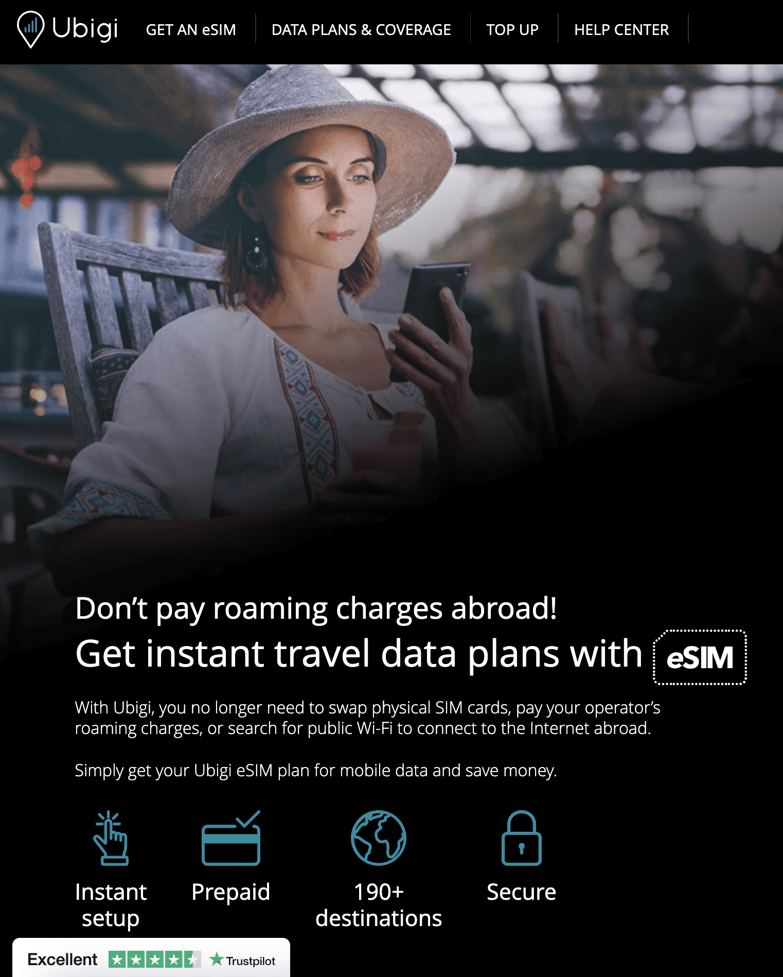 Holafly Alternatives: Comparing The Best eSIM Providers 7 UBIGI eSIM Holafly Alternatives Airalo Alternativs Reliable eSIM Providers