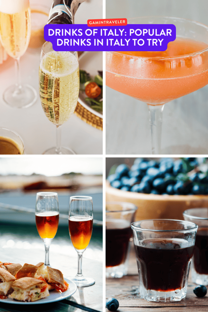 drinks of italy, popular drinks in italy