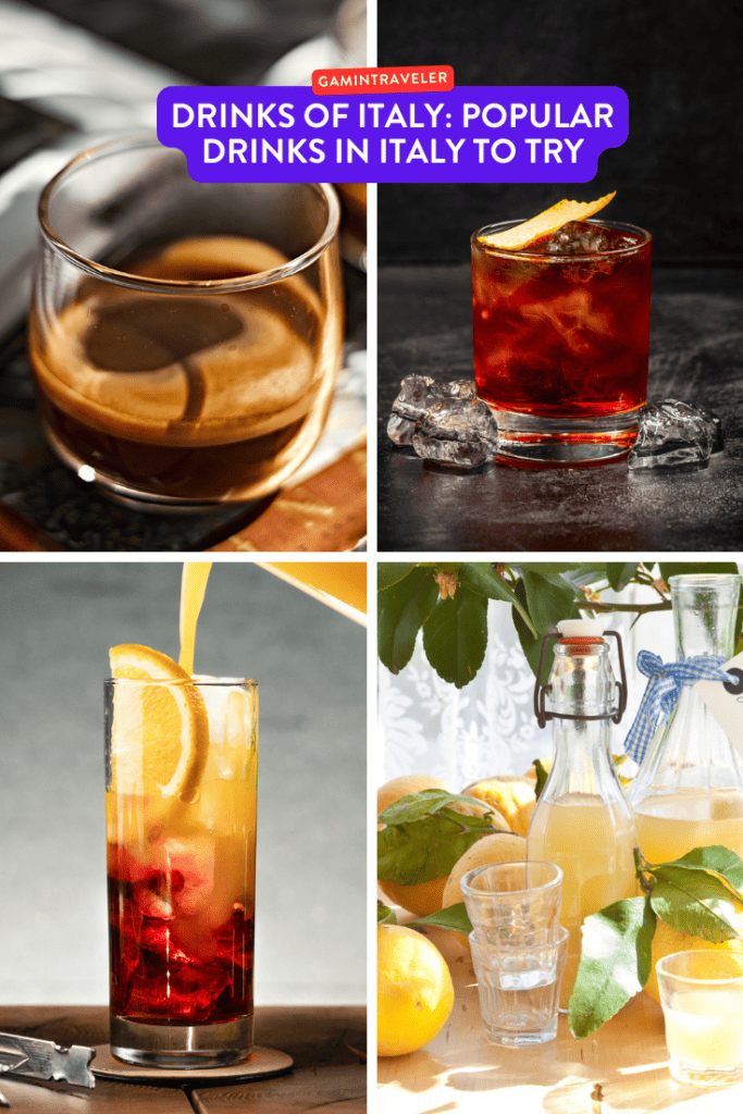 drinks of italy, popular drinks in italy