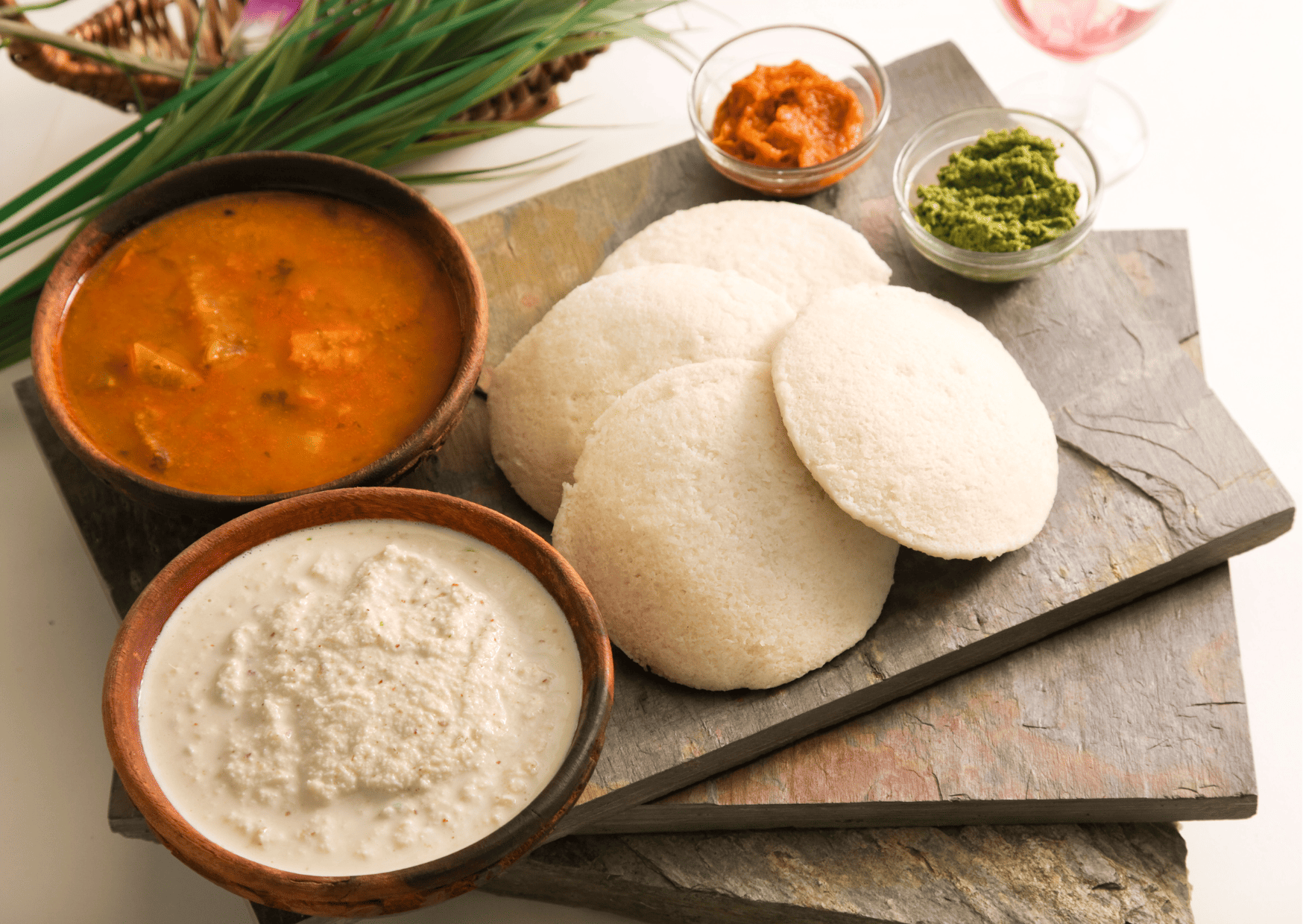 India: Idli, Sambar, and Chai, Traditional Asian Breakfast, Asian Breakfast Foods