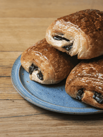 Pain au Chocolat, classic French breakfast, French breakfast foods