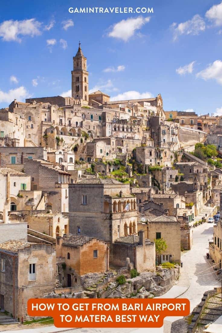 How To Get From Bari Airport to Matera Best Way, cheapest way from Bari Airport to Matera, cheapest way from Bari Airport to Matera, Bari Airport to Matera, bus from Bari Airport to Matera, taxi from Bari Airport to Matera, uber from Bari Airport to Matera, train from Bari Airport to Matera, shuttle bus from Bari Airport to Matera, private transfer from Bari Airport to Matera
