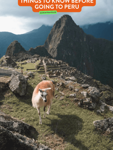 Things To Know Before Going to Peru