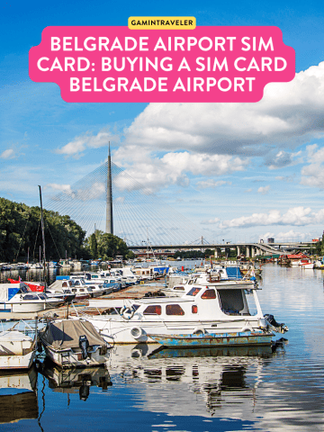 Belgrade Airport SIM card: Buying a SIM Card Belgrade Airport