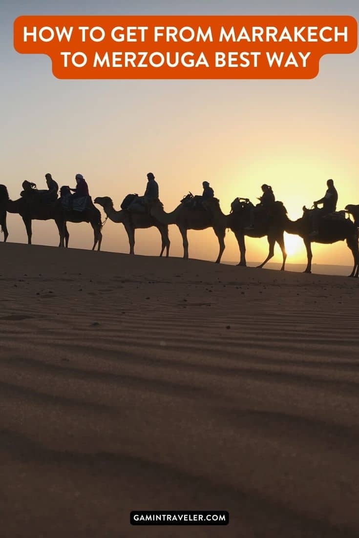 Marrakech to Merzouga