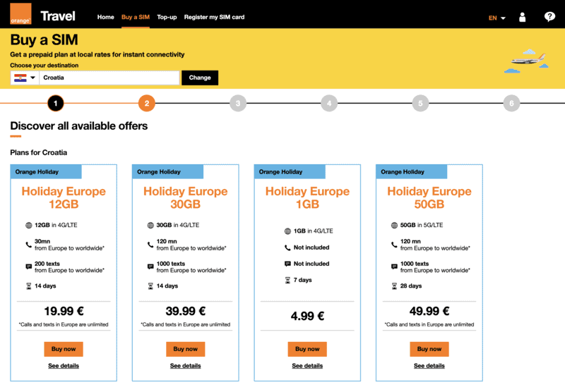 Dubrovnik Airport SIM Card: Getting a SIM Card In Dubrovnik 5 Orage Holiday Europe eSIM or SIM Card Dubrovnik Airport SIM Card Croatia SIM Card Dubrovnik Airport