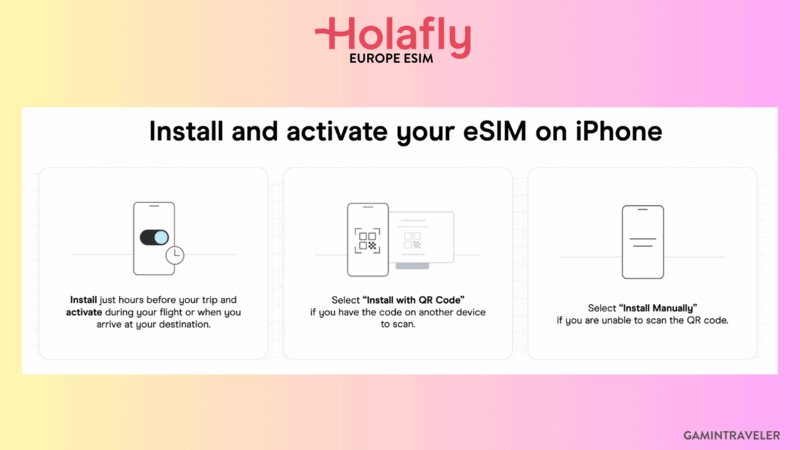 How to Get Unlimited Data in Europe 2 Holafly Europe eSIM - Automatic eSIM Installation with Holafly on iPhone
