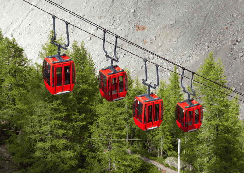France and Switzerland Itinerary 14 Days 11 Mer de Glace glacier Cable Car - France and Switzerland Itinerary 14 Days