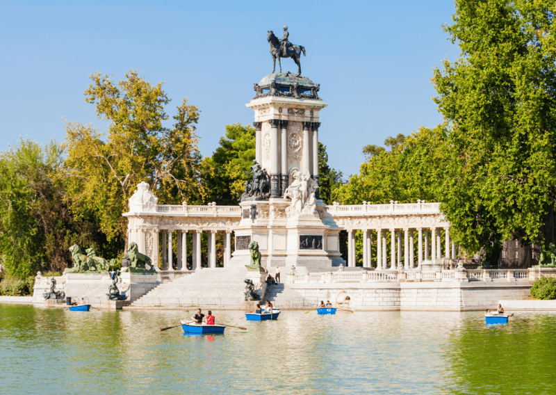 Madrid and Seville 2-3 Days Itinerary 2 Retiro Park in Madrid - Madrid and Seville Itinerary