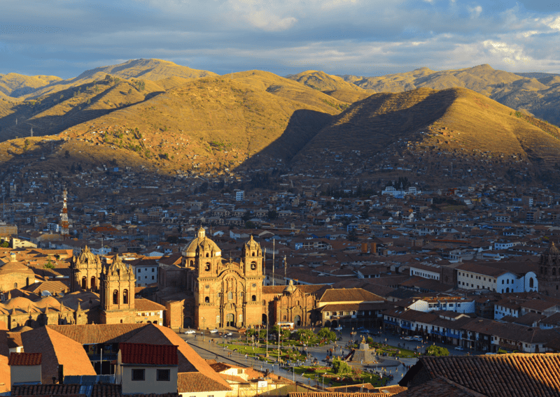 The Beautiful Town of Cusco in Peru
