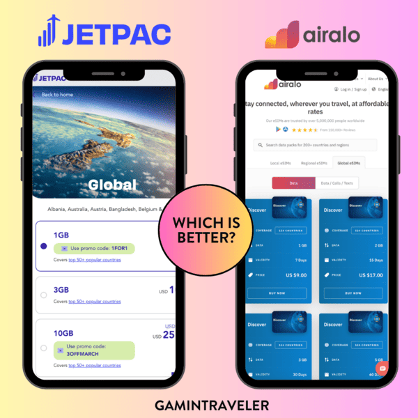 Jetpac vs Airalo eSIM - Which is Better Global eSIM 1 jetpac esim vs airalo esim airalo vs jetpac