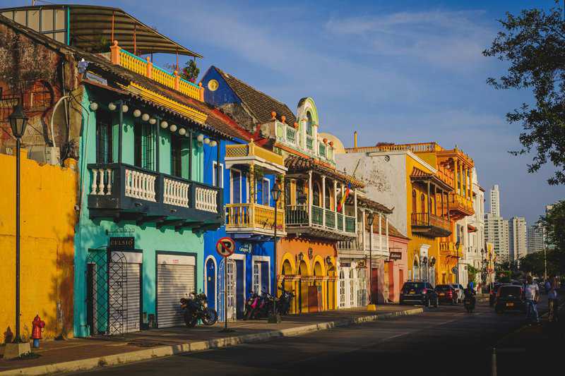 The Spanish Colonial Architecture very evident in Cartagena Colombia Gethsemane | Colombia vs Costa Rica 