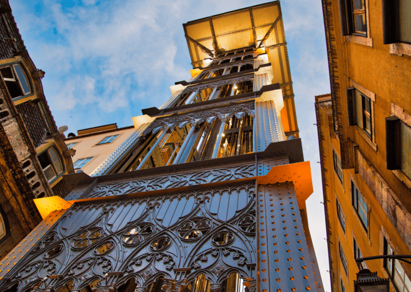 24 Hours in Lisbon: Complete Guide and Things To Do In Lisbon 6 Elevador de Santa Justa in Lisbon Portugal - 24 Hours in Lisbon
