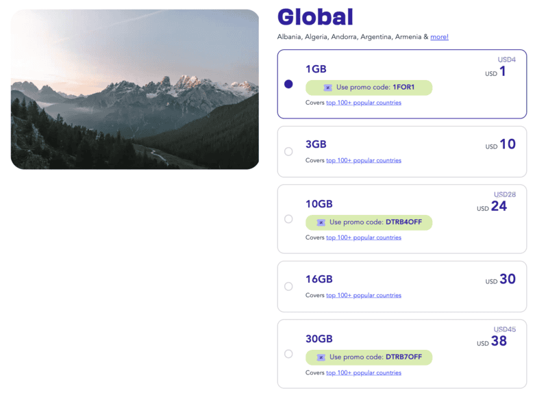 SIM Card Or eSIM For Your Travels? Best Global eSIM and eSIM Compared 3 Jetpac - Best global eSIM provider