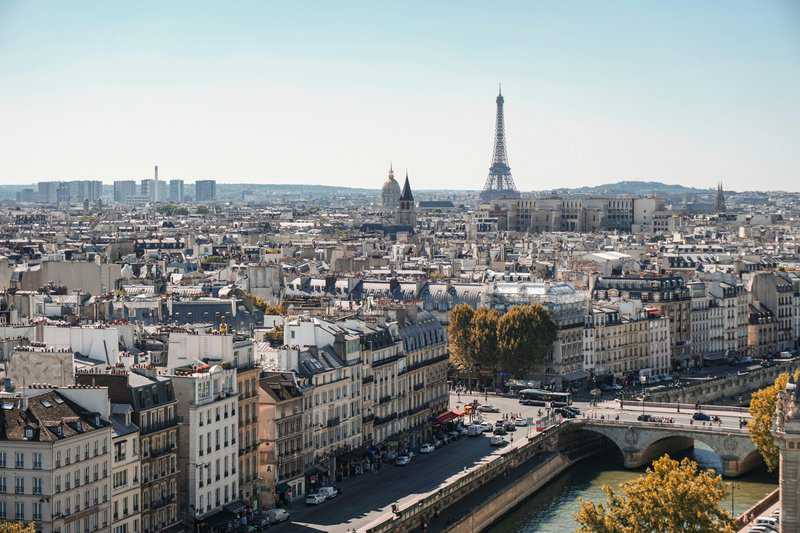 A beautiful day view of Paris straight out of a movie scene | Paris vs London