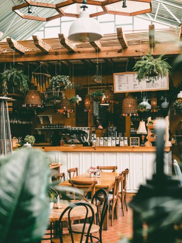 beautiful coffee shop in Mexico City