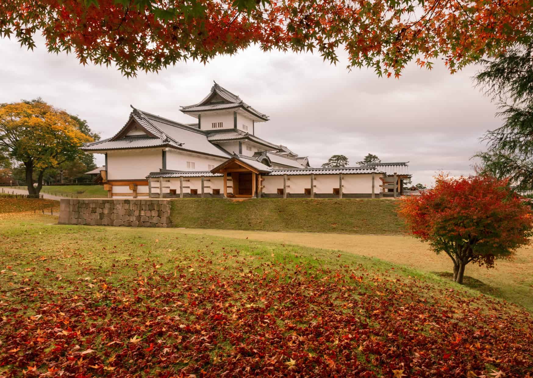 Kanazawa Castle Park in Japan