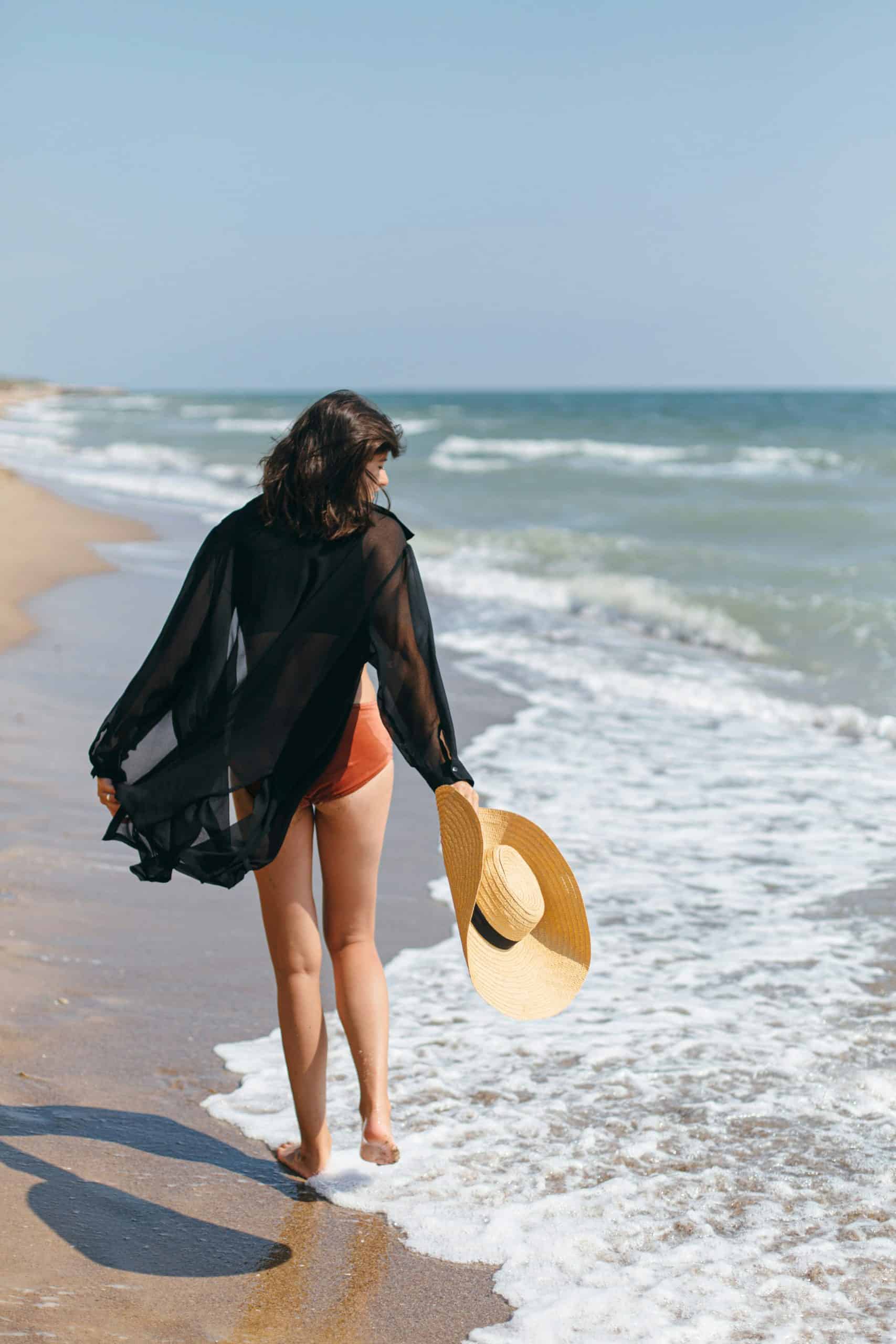 Modest beach wear in Dubai MIstakes Tourists Make in Dubai scaled