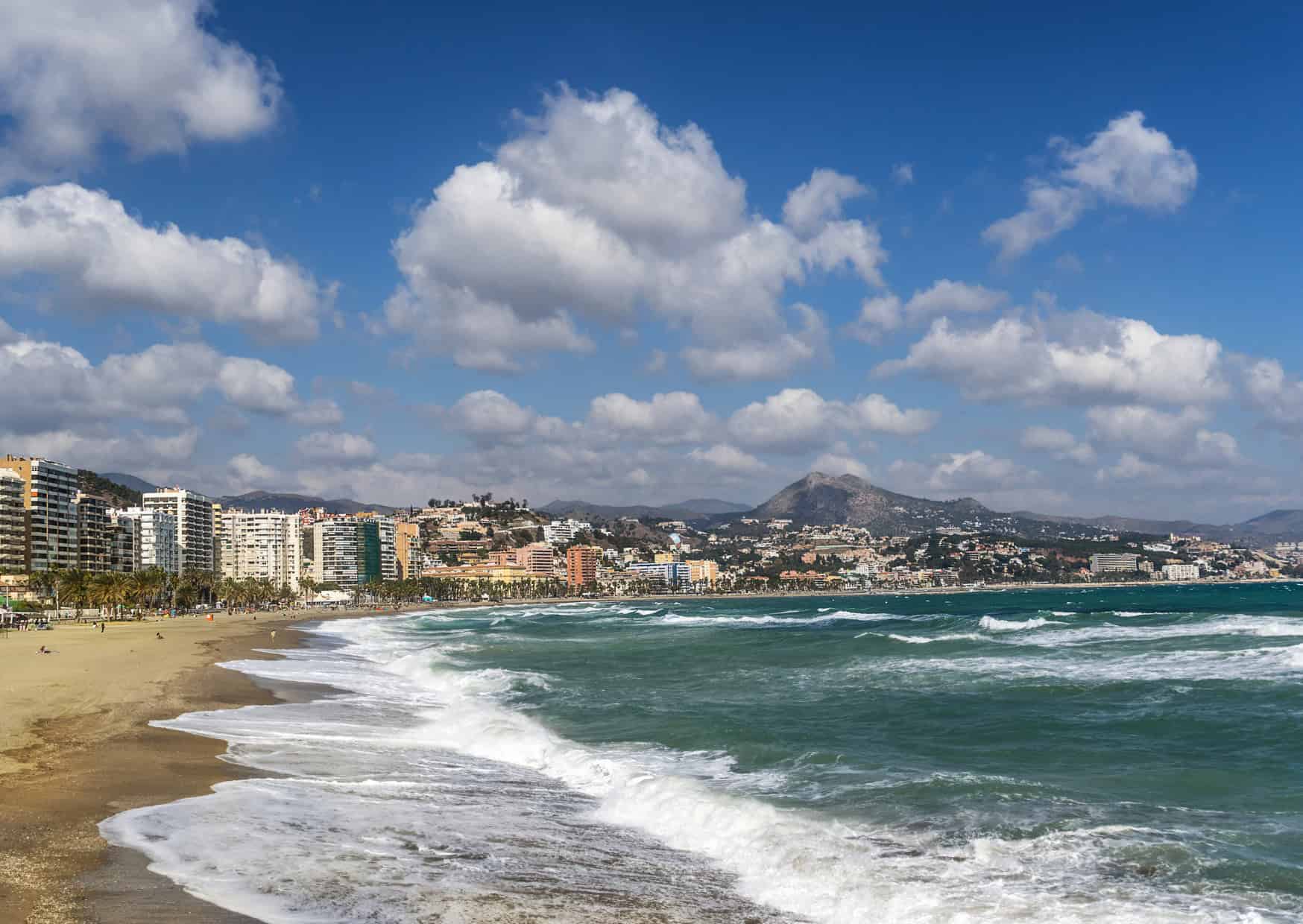 malaga beach Alicante vs Malaga living in Spain