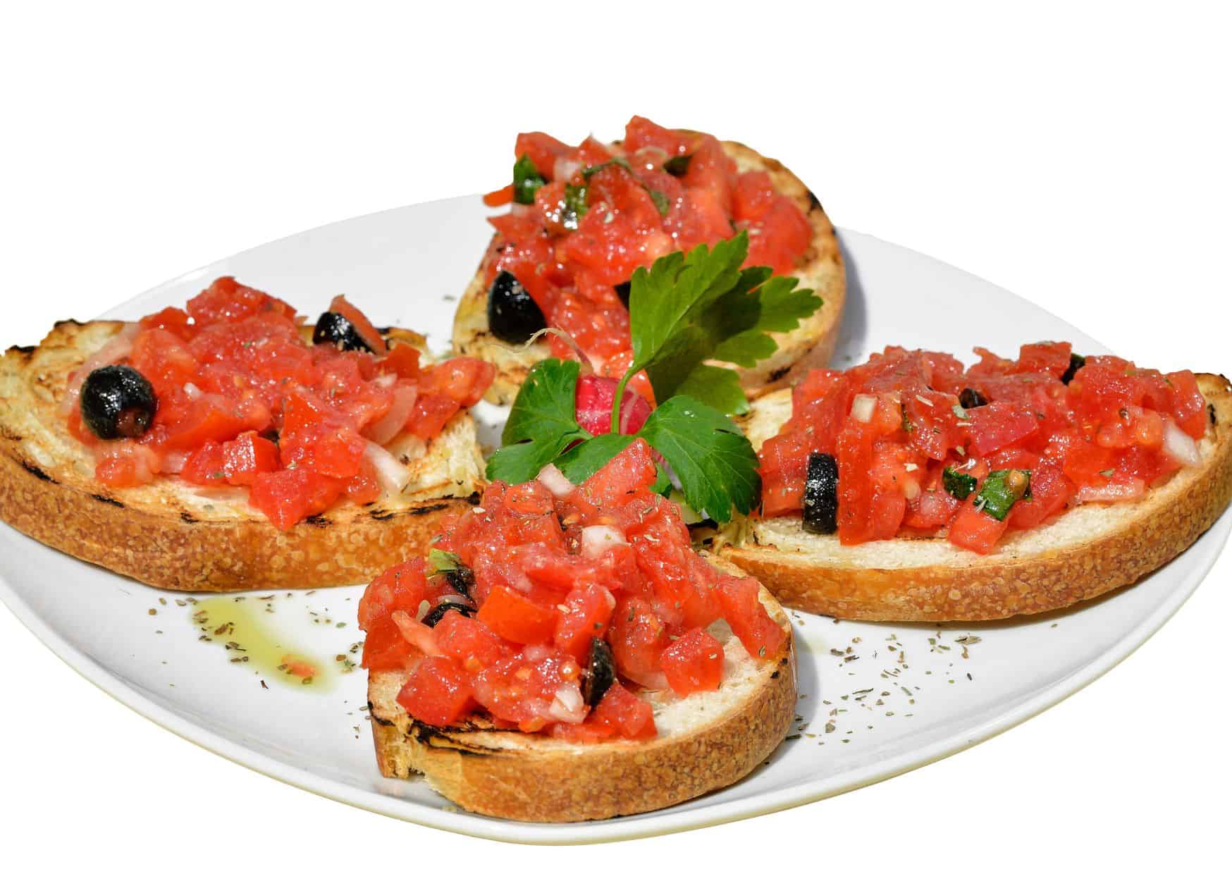 6 Foods That Can't Miss With Aperitivo In Italy (Recipe Guide), How To Make Bruschetta al Pomodoro (Recipe Guide)