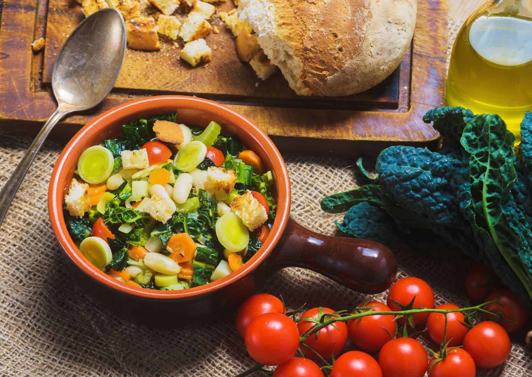Traditional Italian Soup Dishes From Minestrone to Ribollita: 6 Italian Soups You’ll Cook All Year With Easy Recipes 2 6 Most Popular Soups in Italy (Recipe Guide), How To Make Ribollita Bread Soup (Recipe Guide)