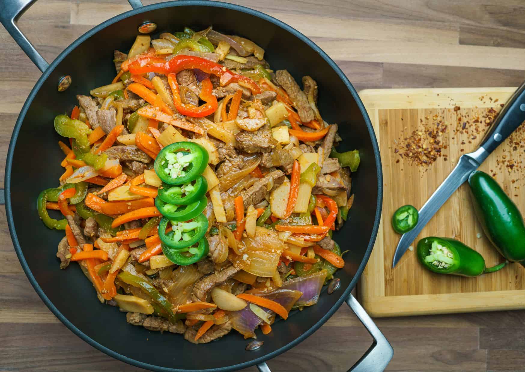 Szechuan Beef Stir Fry