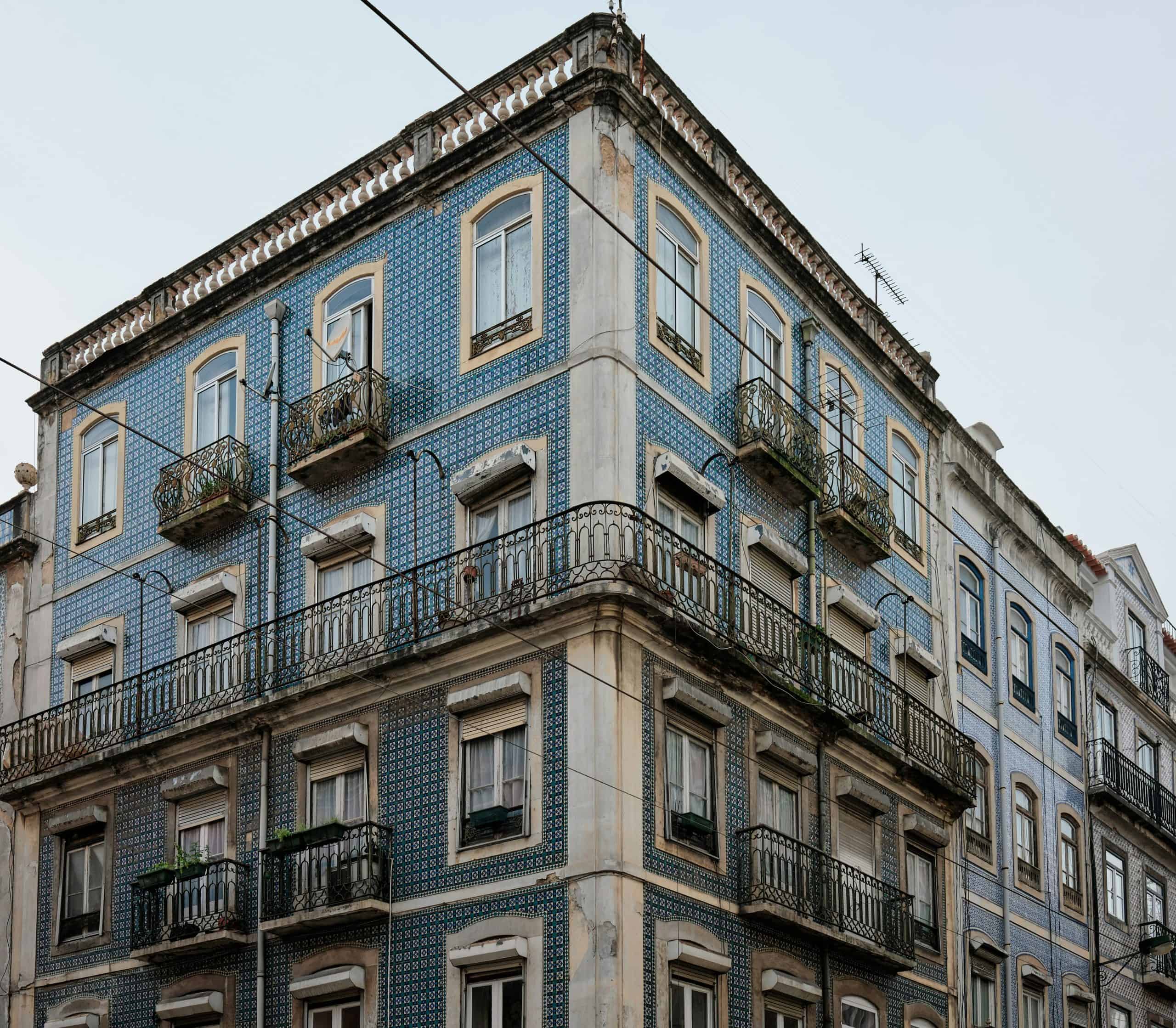 Azulejos in Lisbon Portugal