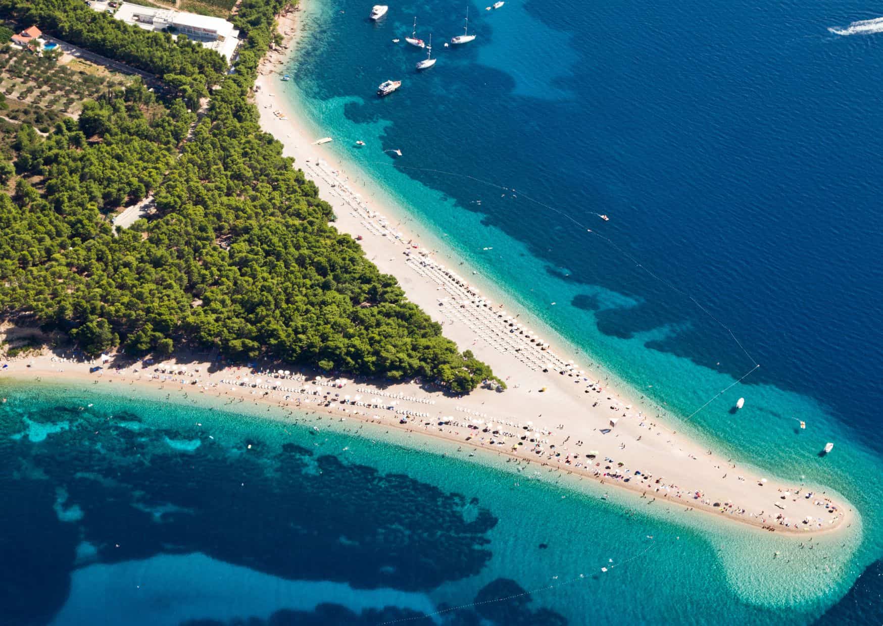 12 Most Beautiful Places To Swim Around The World 12 Zlatni Rat, Croatia