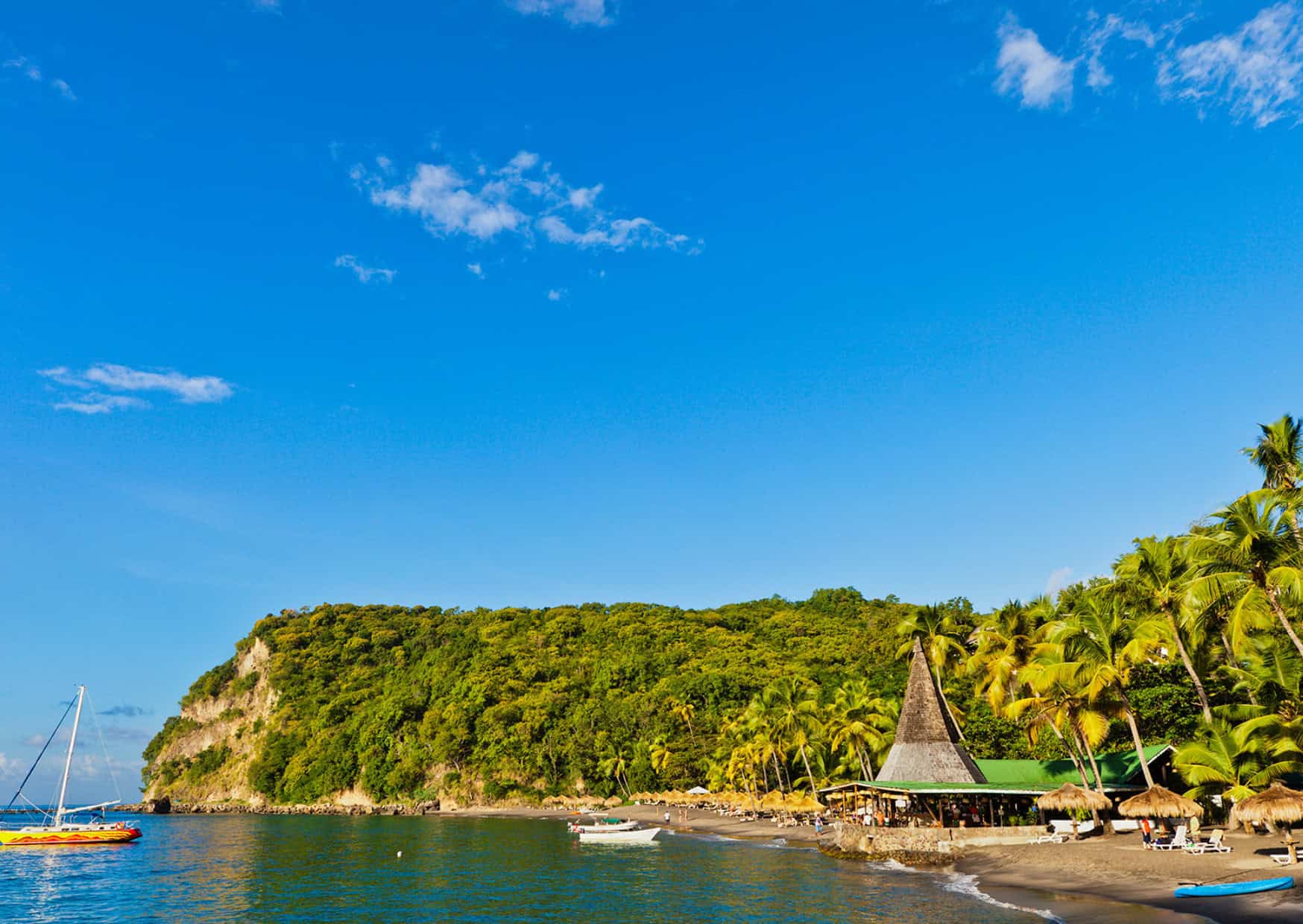10 Best Caribbean Beaches Beyond the Tourist Traps to Visit 3 Anse Chastanet Beach Saint Lucia Best Carribean Beaches Beyond the Tourist Traps