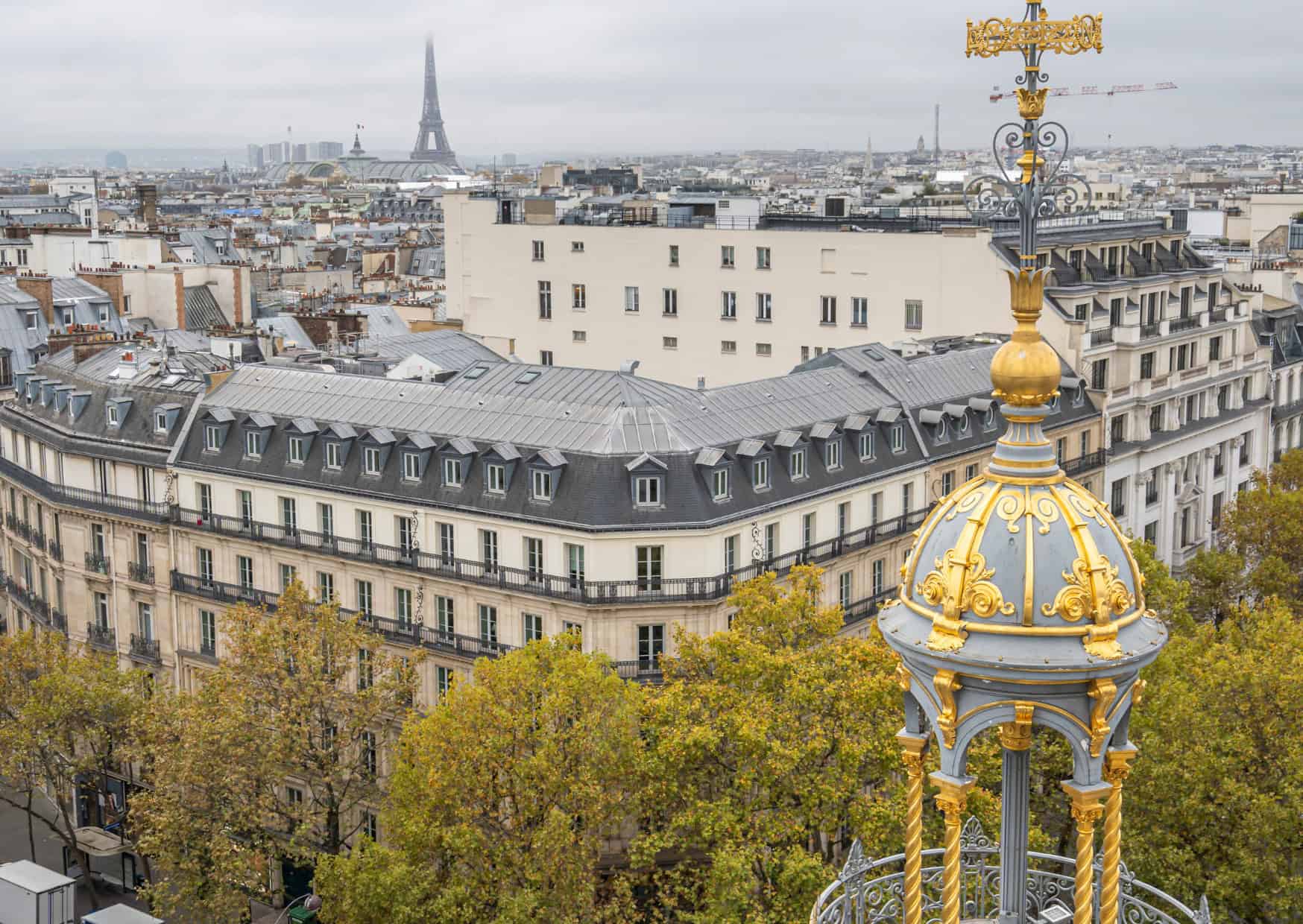 Hidden Paris Viewpoints - Printemps Haussmann Rooftop Terrace