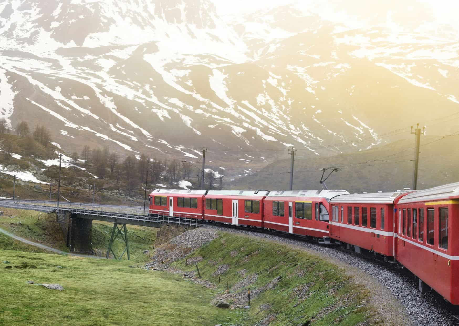 10 Most Epic Train Journeys in the World That You Need To Experience 7 The Bernina Express (Switzerland and Italy)