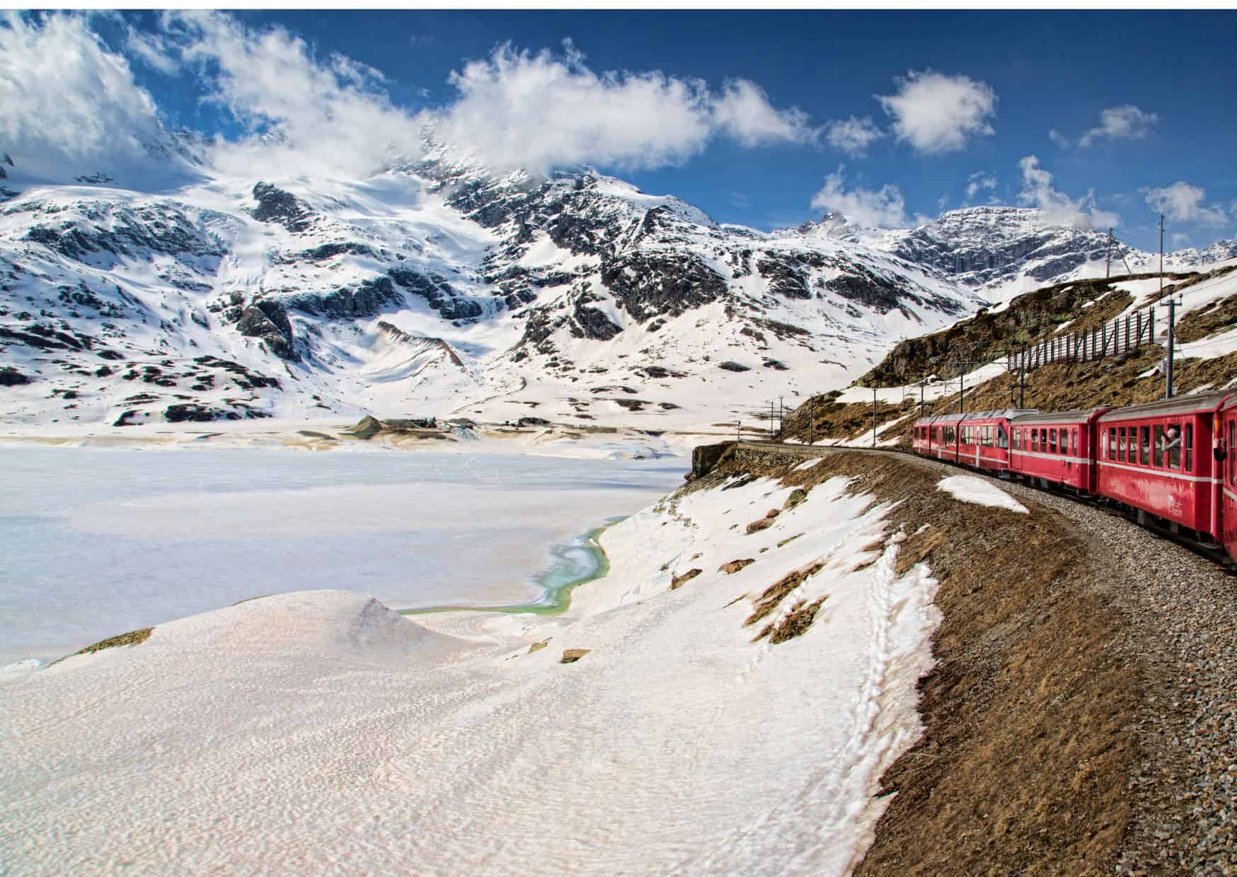 10 Most Epic Train Journeys in the World That You Need To Experience 3 The Glacier Express (Switzerland)