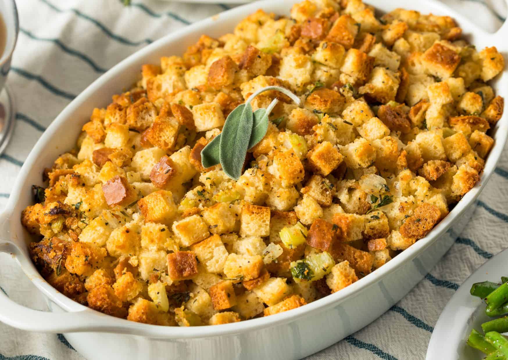 10 Most Popular Dishes for Thanksgiving (Recipe Guide) 2 Classic Stuffing (or Dressing)