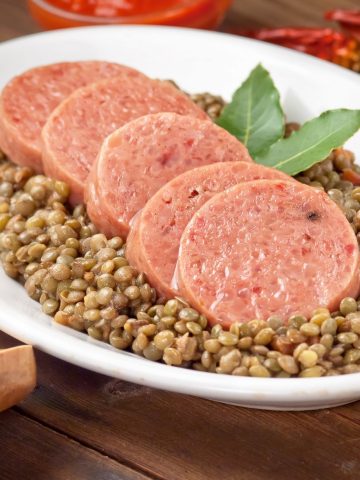 How To Make Italian Lentils Cotechino con Lenticchie (Recipe Guide)