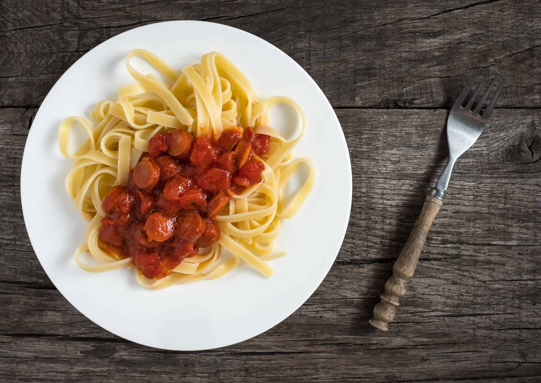 12 Italian Tagliatelle Recipes That Make Ordinary Pasta Feel Boring 7 Tagliatelle alla Salsiccia (Sausage Sauce)