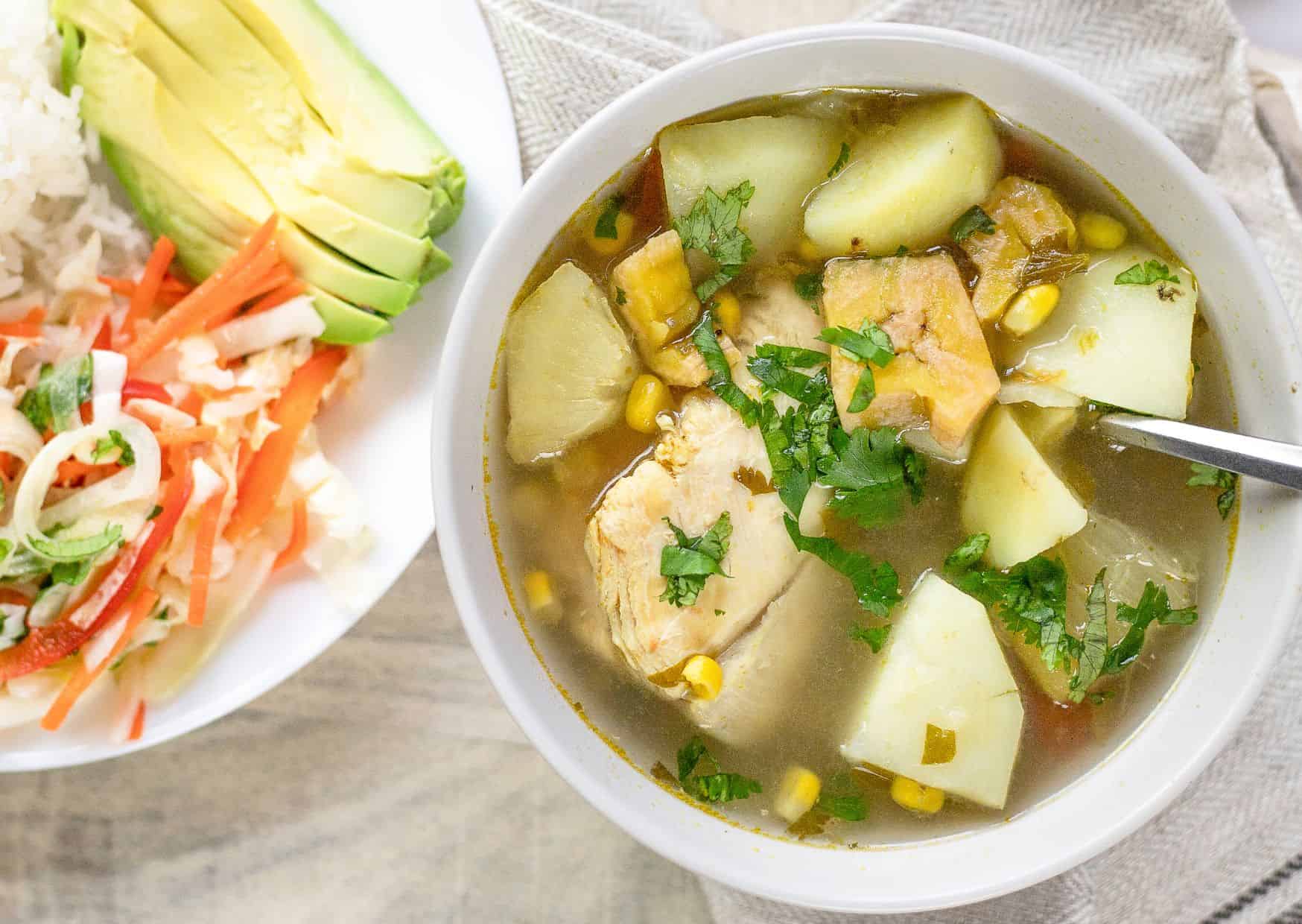 Homemade Colombian Ajiaco: The Ultimate Chicken and Potato Soup 3 Ajiaco 2