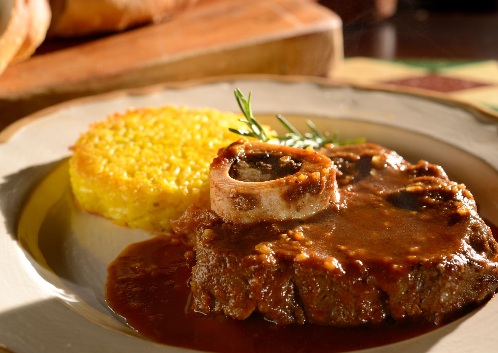 Ossobuco alla Milanese with Saffron Risotto 1