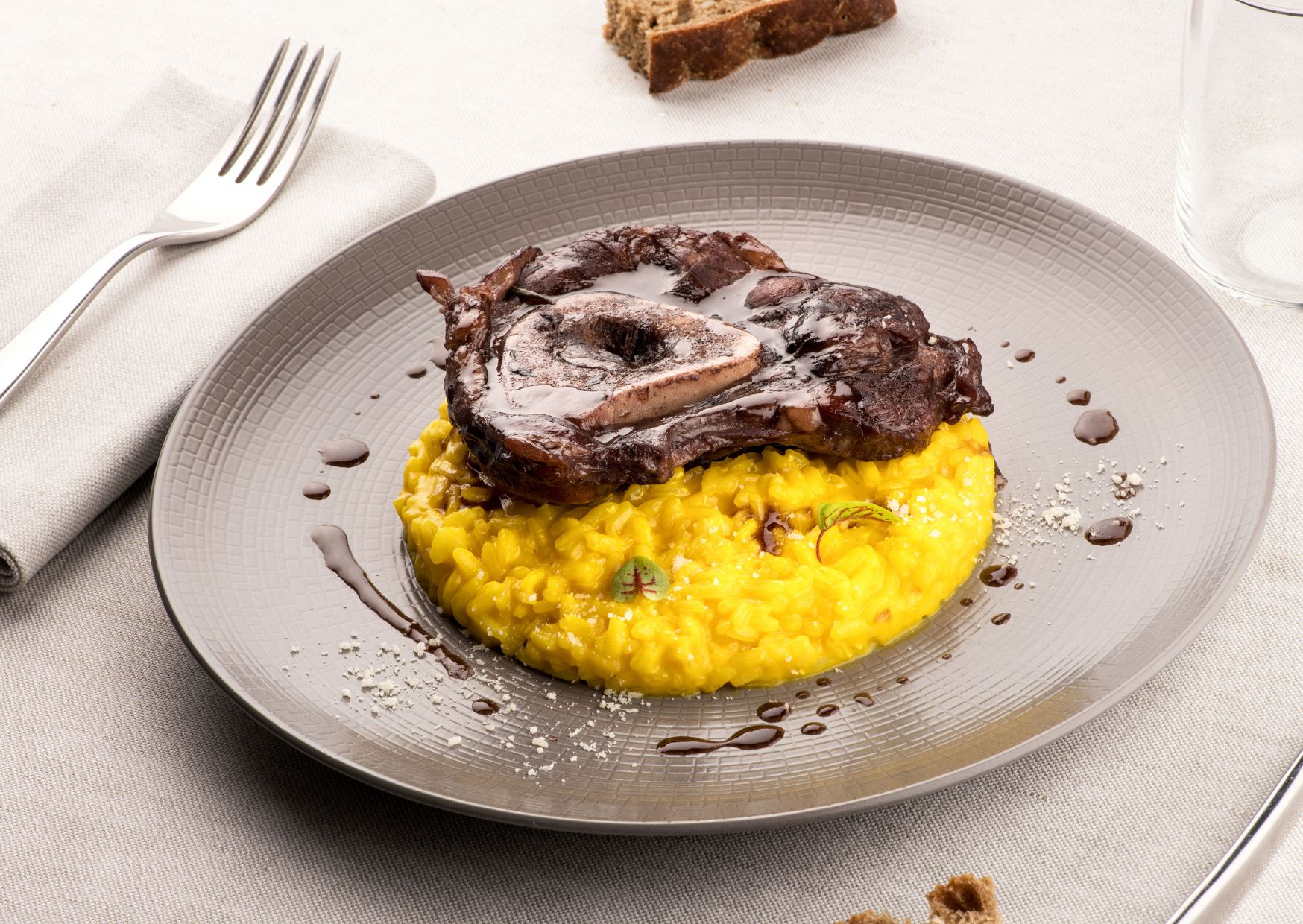 Ossobuco alla Milanese with Saffron Risotto
