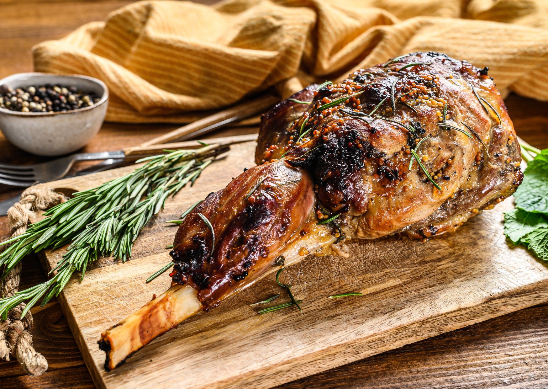Agnello al Forno Roast Lamb with Rosemary and Potatoes 4