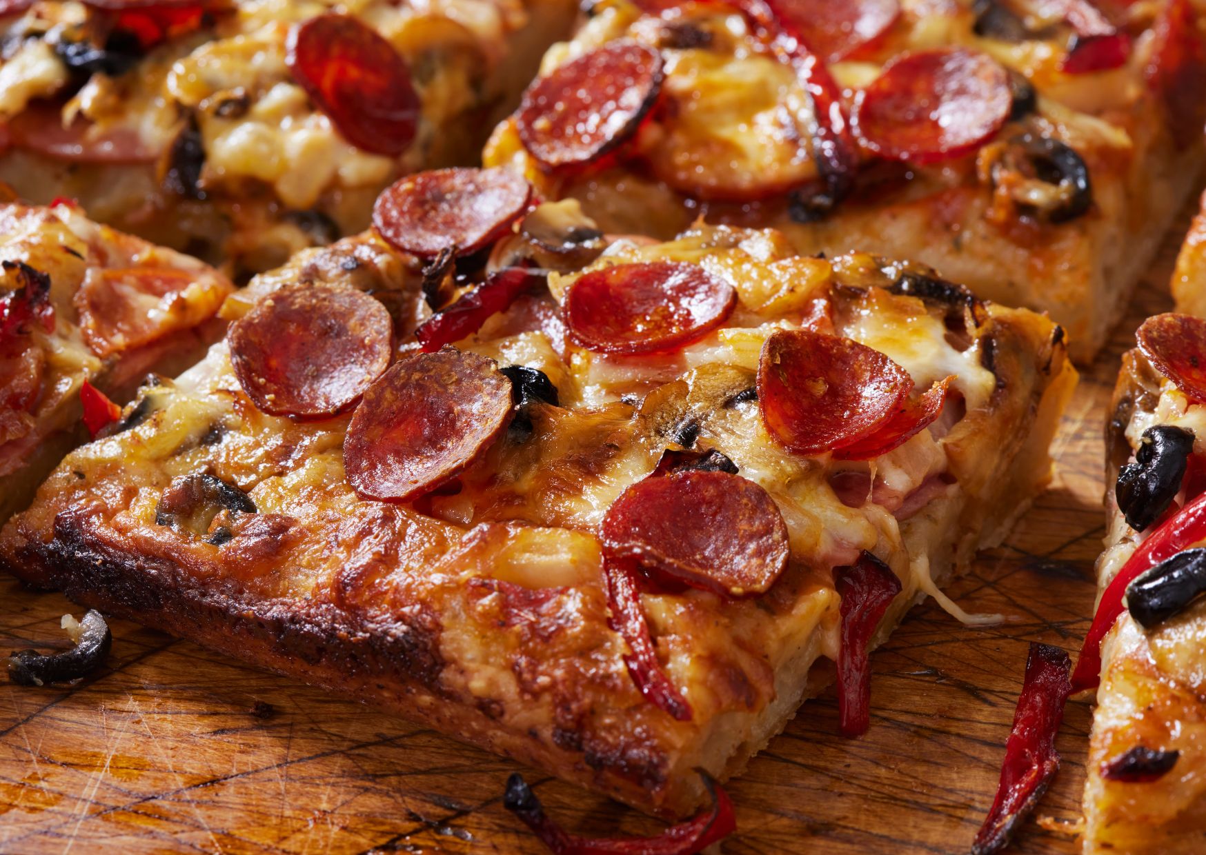Detroit style or New Haven style pizza