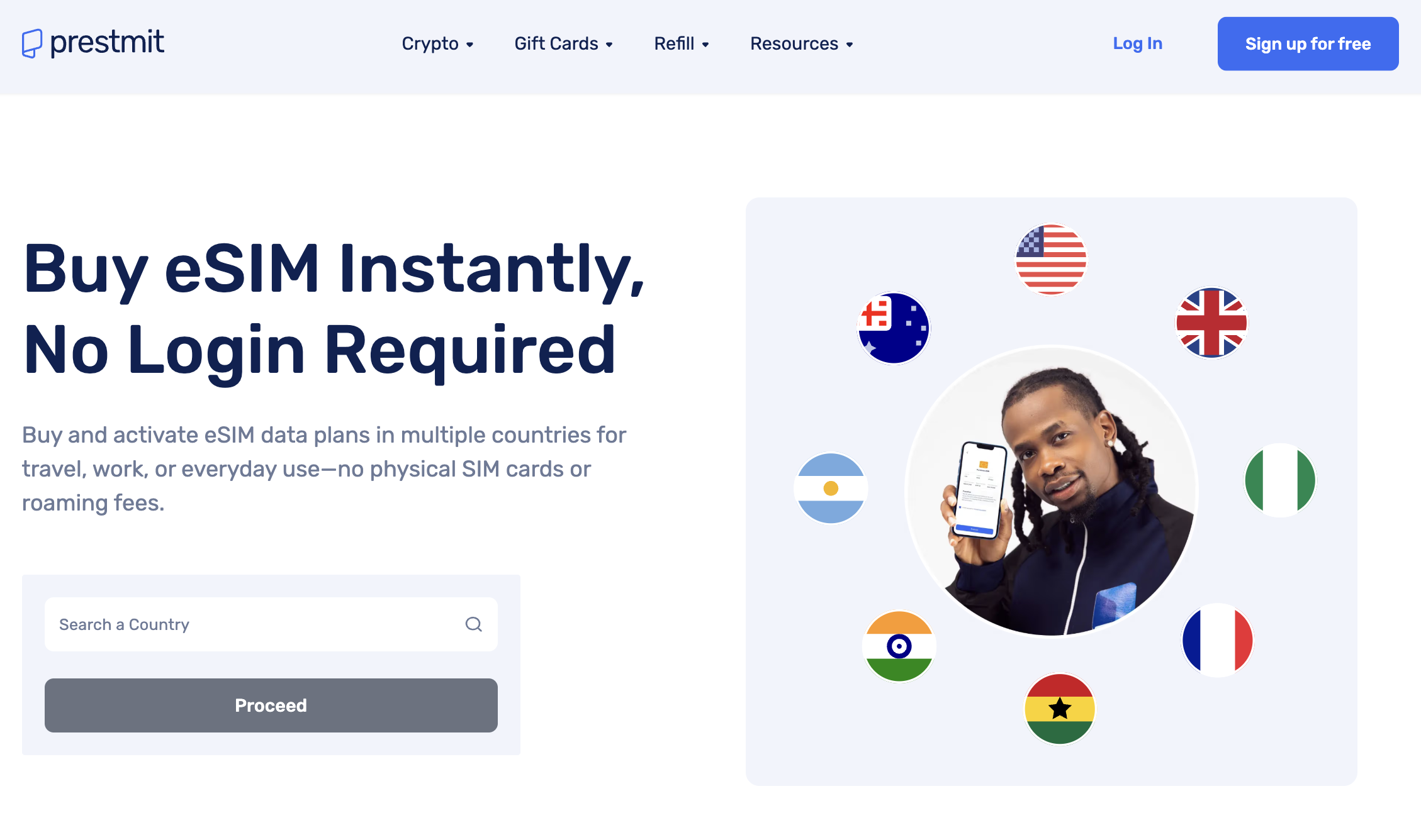 Prestmit: Best eSIM Provider for International Travelers in Africa 3 Screenshot 2025 06 19 at 1.45.49 AM