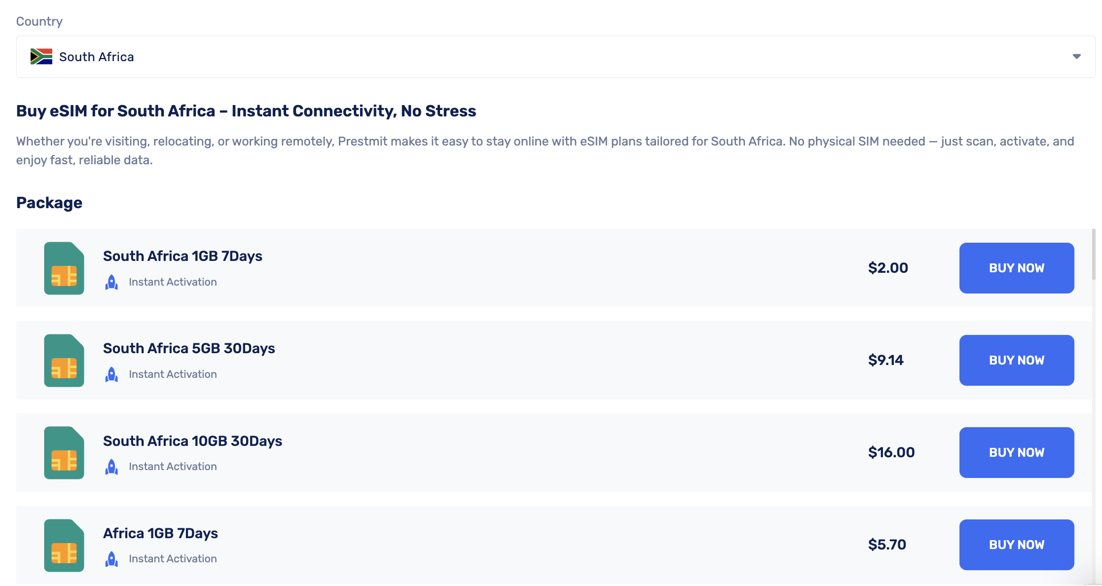 Prestmit: Best eSIM Provider for International Travelers in Africa 2 Screenshot 2025 06 19 at 1.46.34 AM