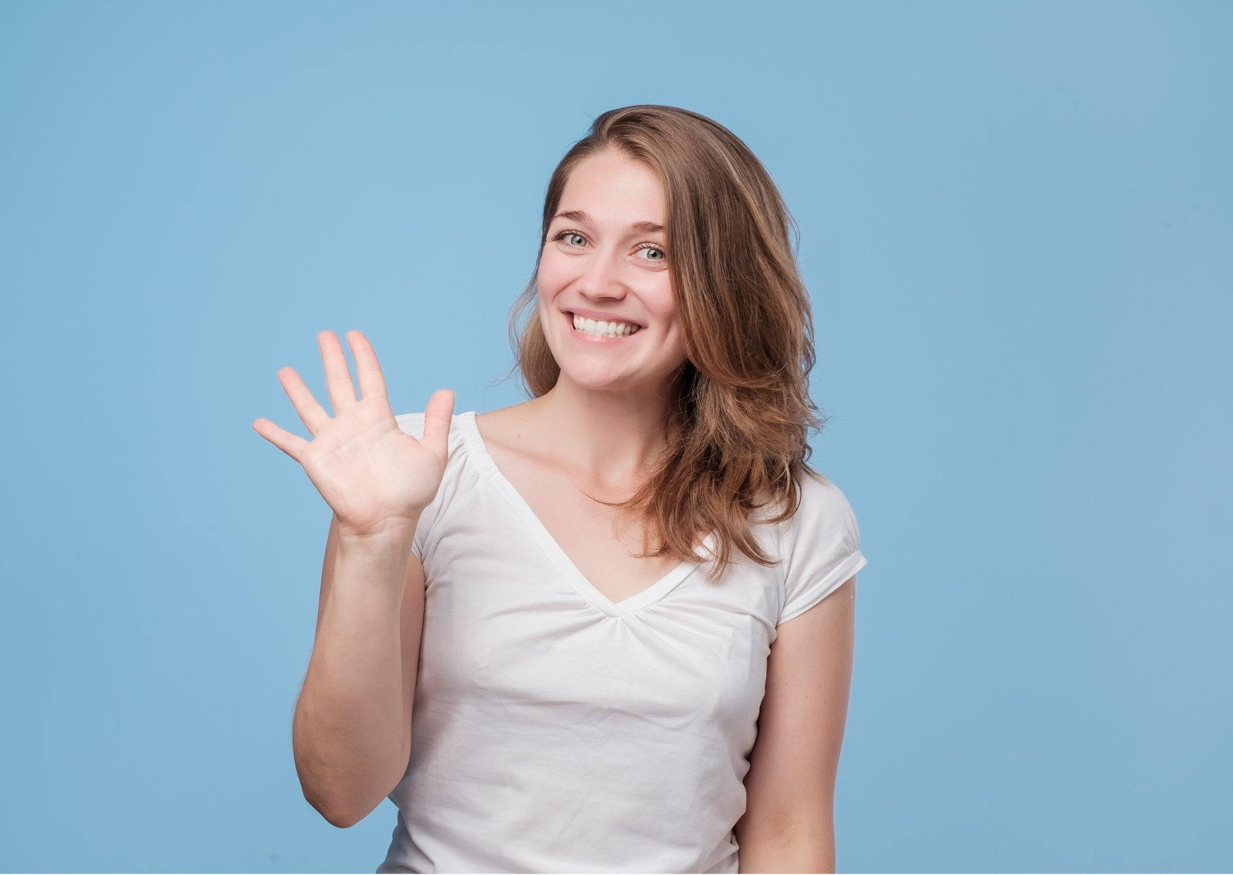 Saying hello in French