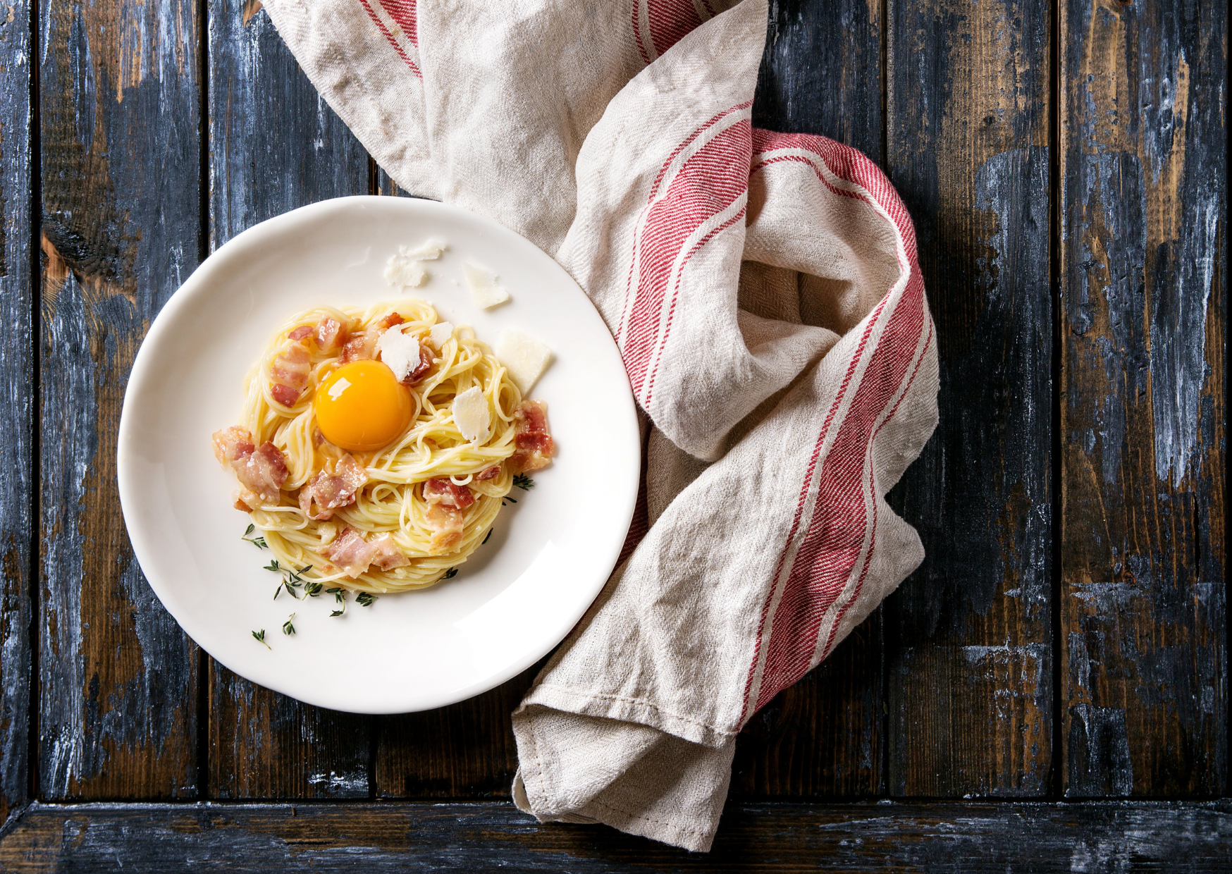authentic carbonara Italiana