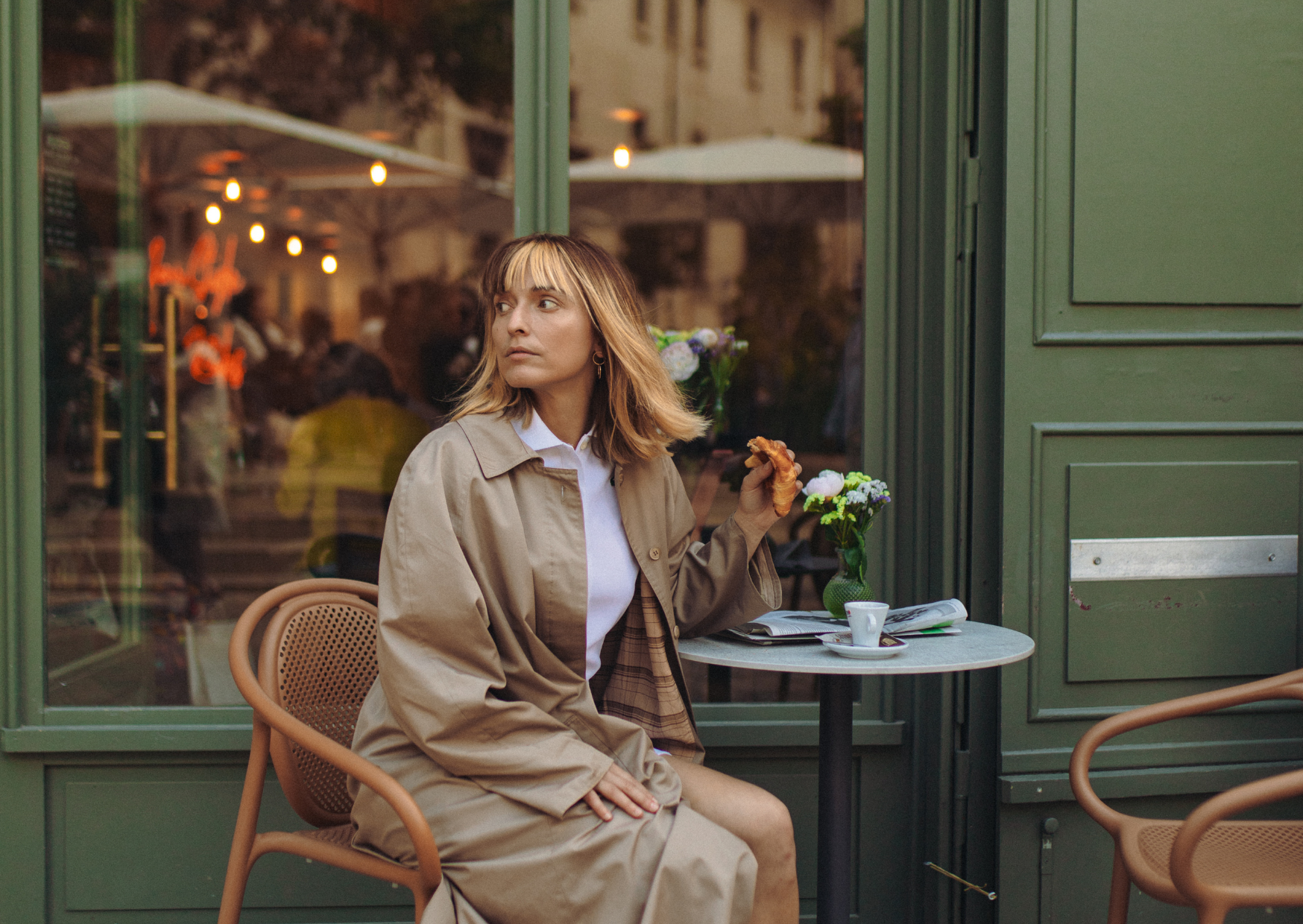 French woman texting 6