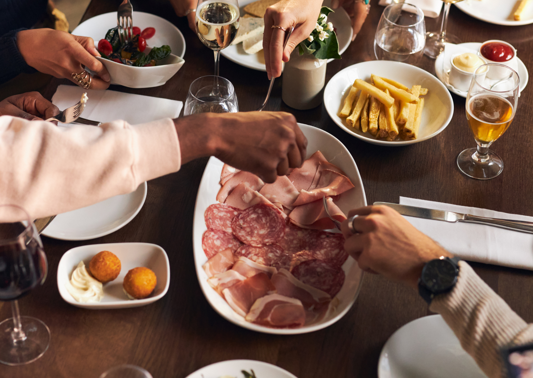restaurant arrival in Spain 4