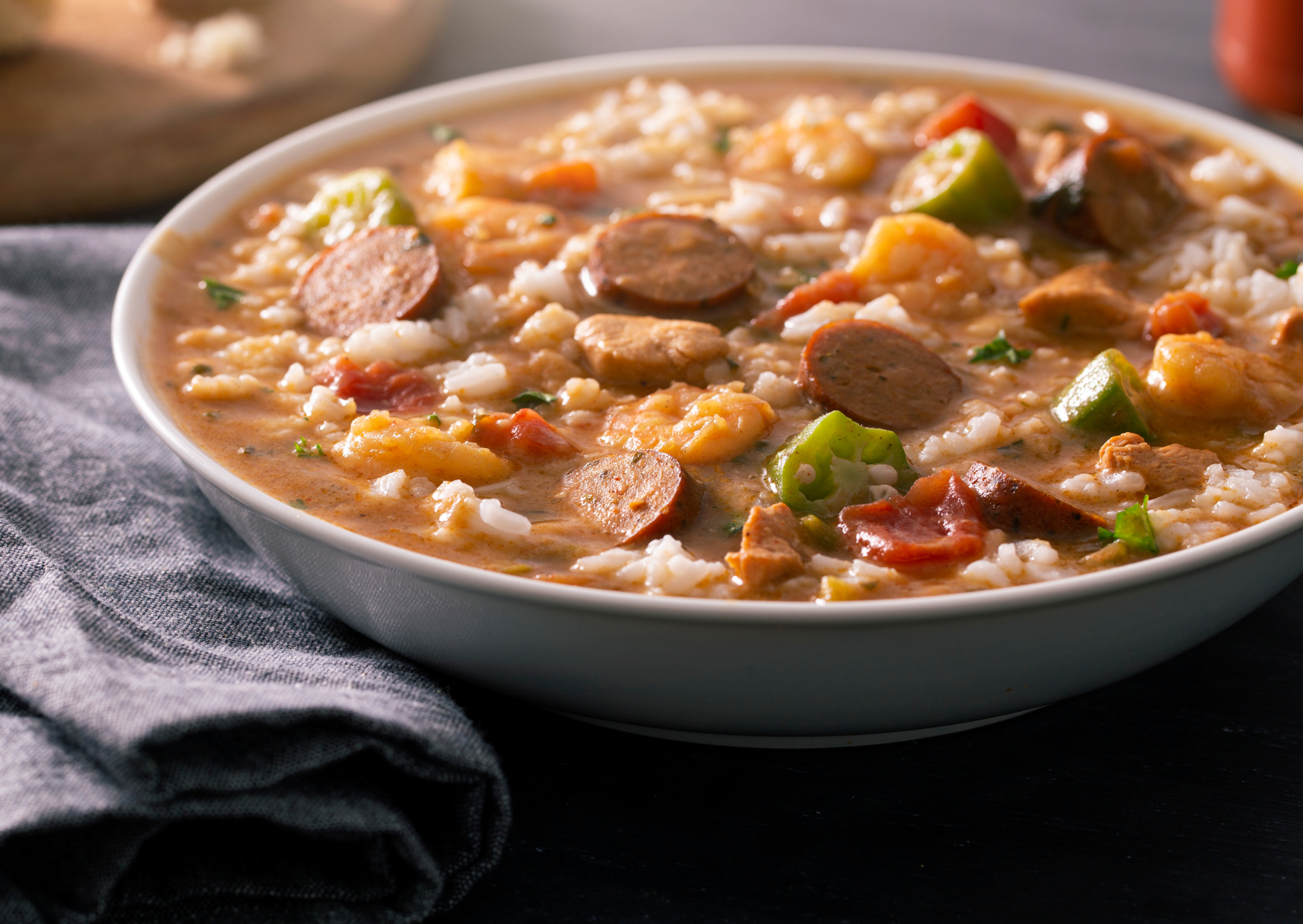 New Orleans food gumbo